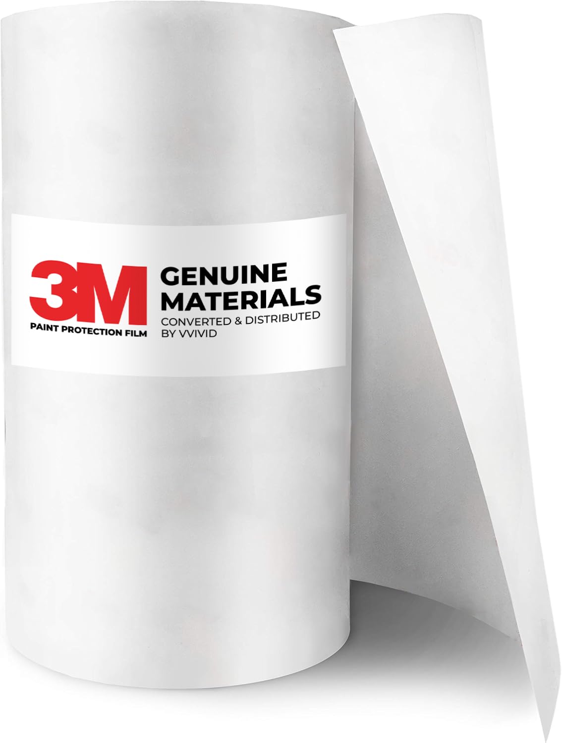3M clear paint protection film roll front view showing neat edge and compact roll for easy use