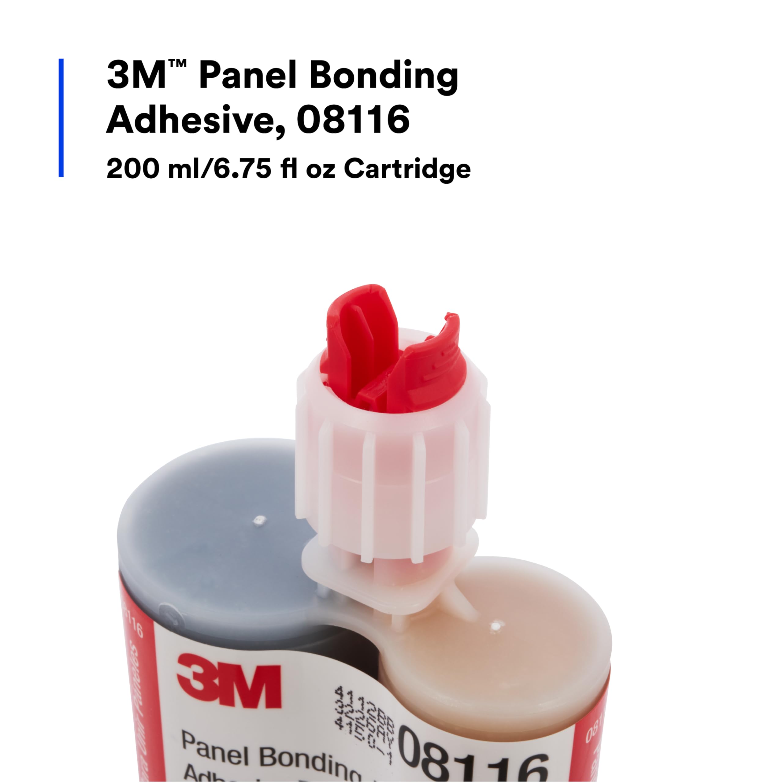 3M static mixing nozzle close-up ensuring accurate two-part mixing benefit