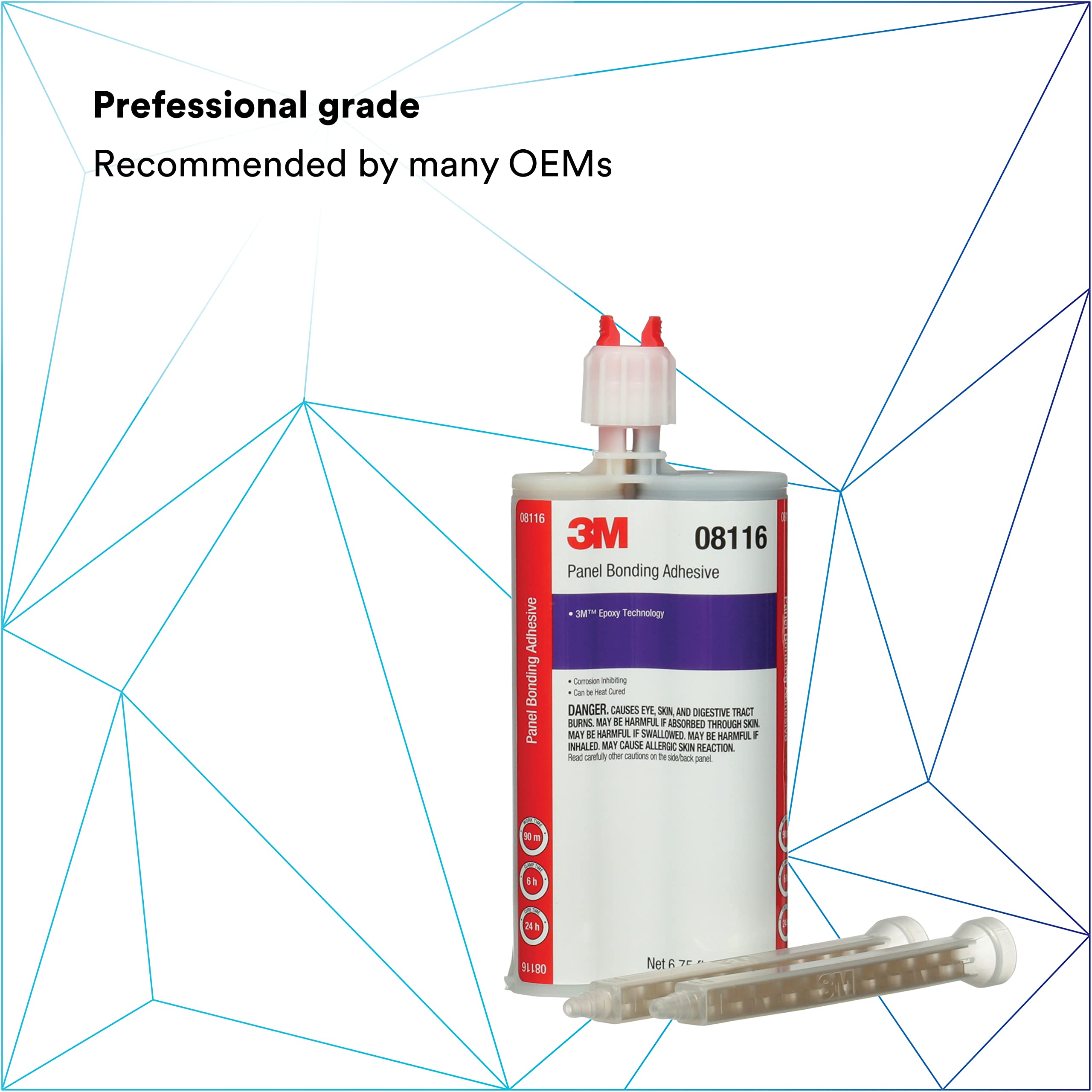 3M surface prep abrasion before bonding showing improved adhesion benefit