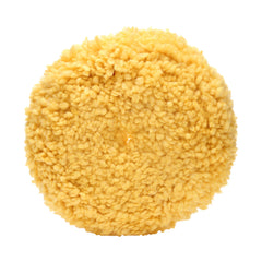 3M wool polishing pad front view showing dense fibers and fast cut benefit