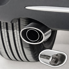 3TVol front angled exhaust tip on RAV4 showcasing polished look and refined styling