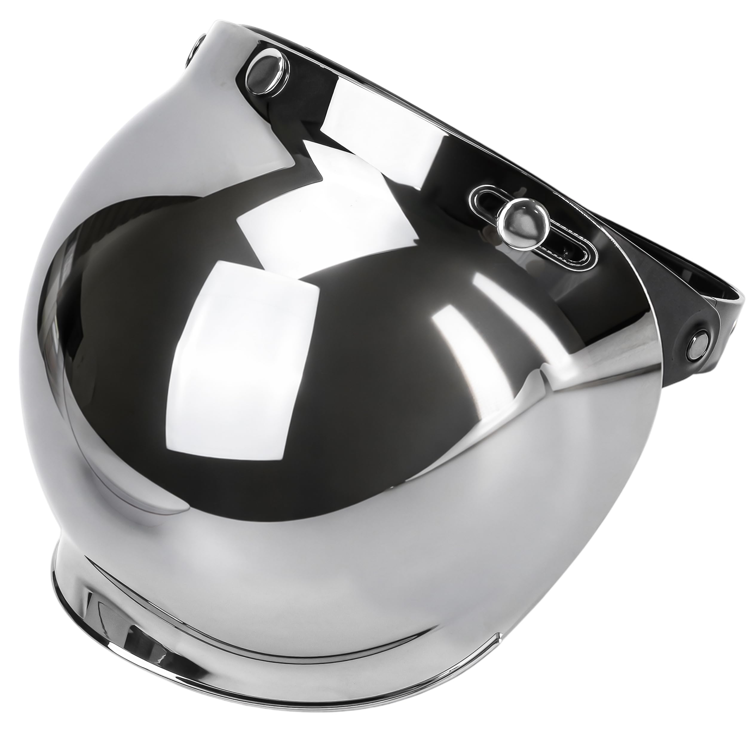 3TVol installed on open-face helmet illustrating easy tool-free fit