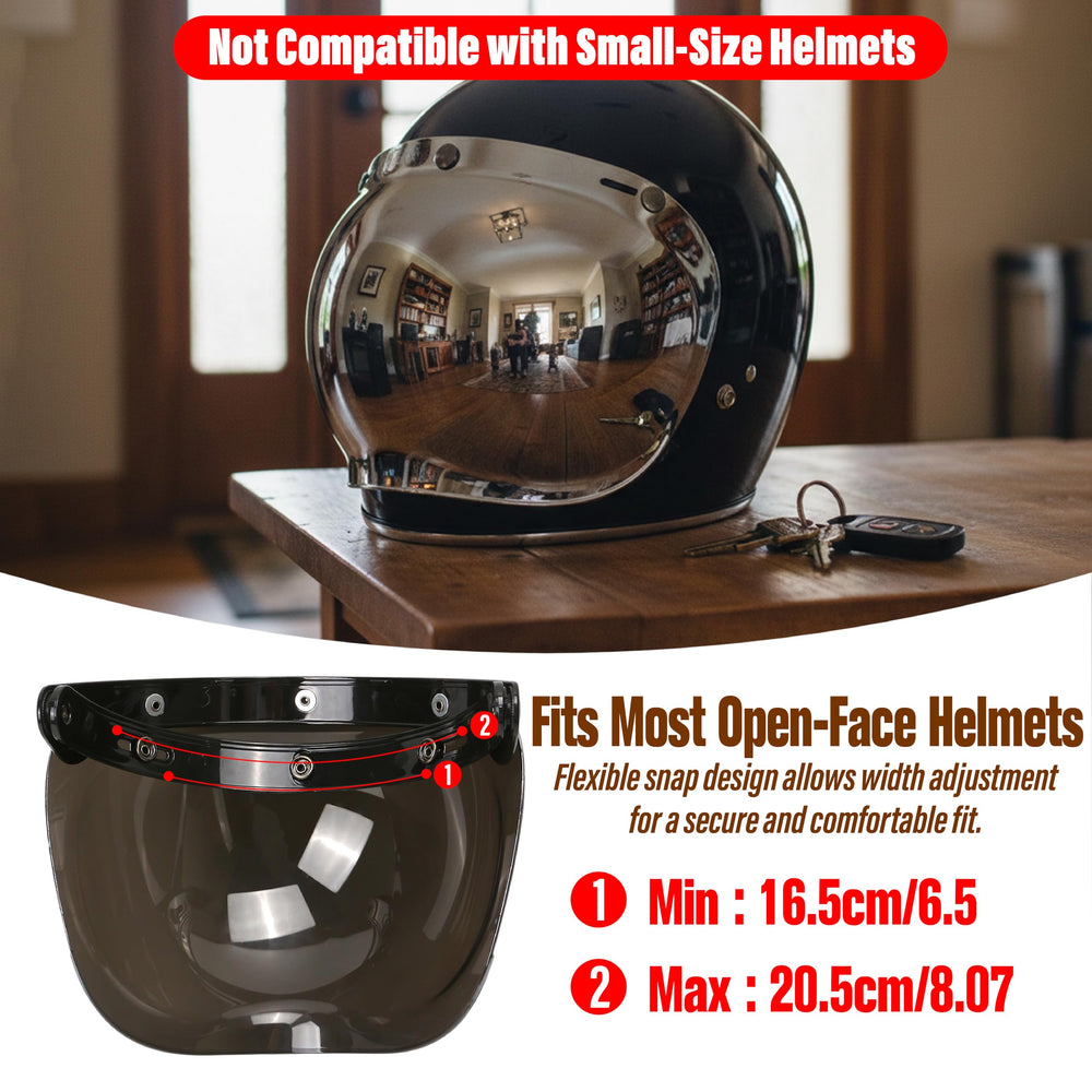3TVol side profile bubble shape improving wind diversion and comfort