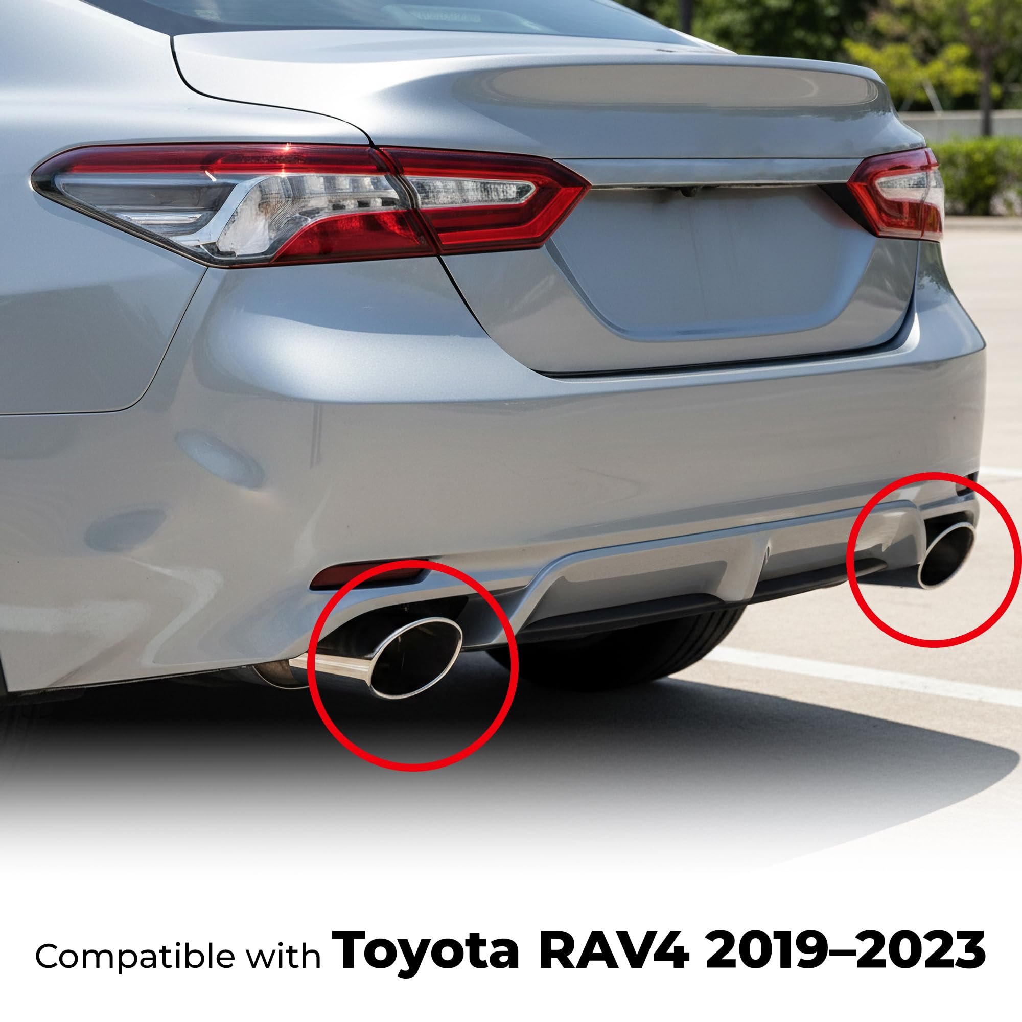 3TVol side profile showing snug fit on tailpipe for secure attachment
