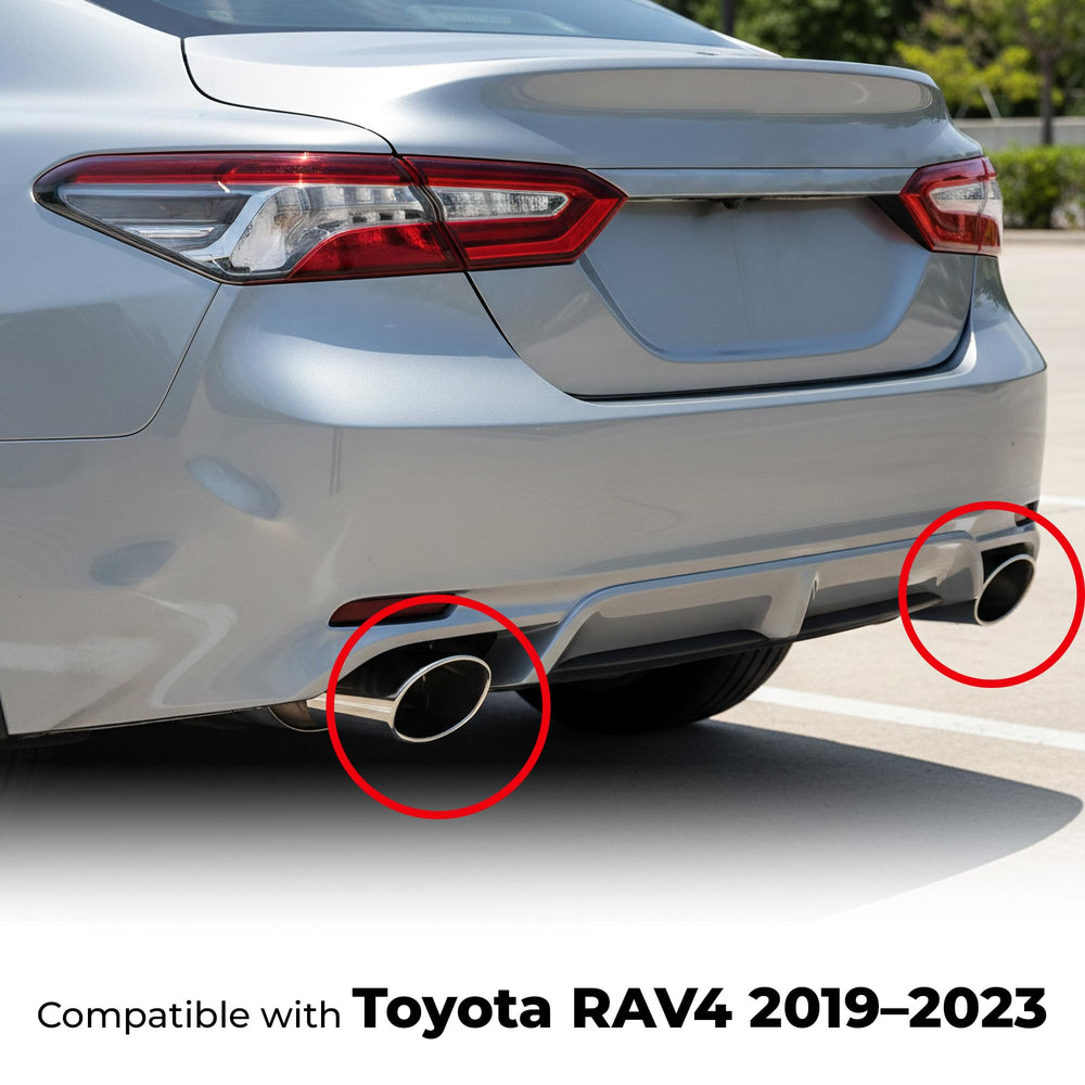 3TVol side profile showing snug fit on tailpipe for secure attachment