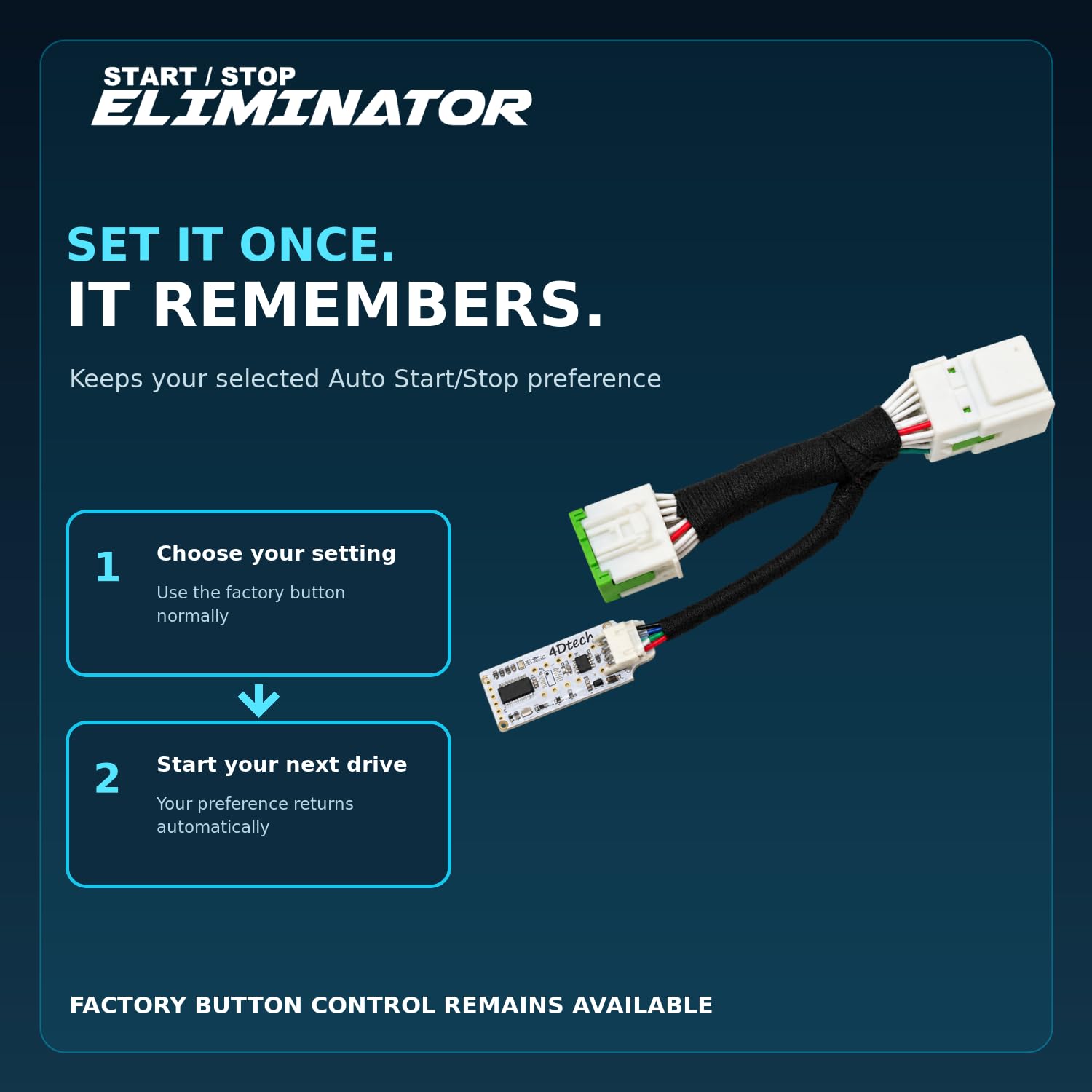 4DTech installed in glovebox demonstrating quick tool-free installation benefit