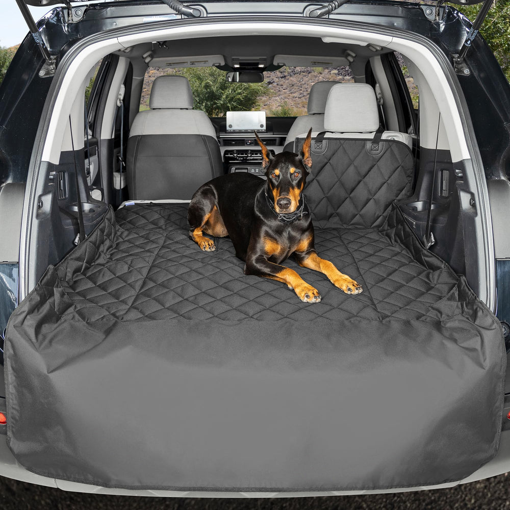 4Knines front view of cargo liner showing full coverage and protection