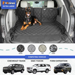 4Knines liner covering folded seats providing full cargo protection and coverage