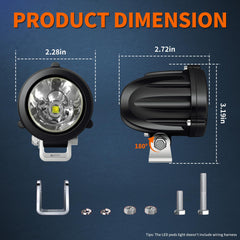 4WDKING adjustable stainless bracket showing versatile mounting benefit