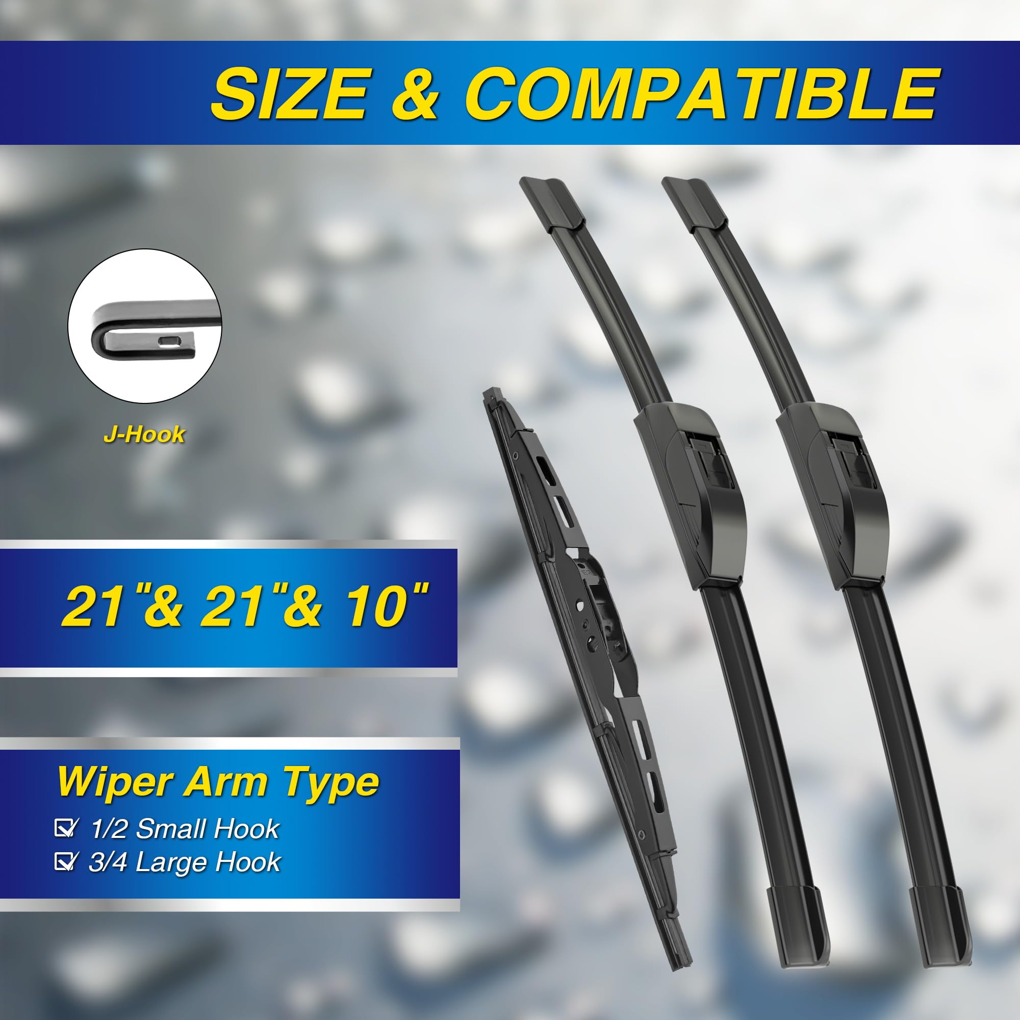 5 PLUS close-up of silicone blade edge showing smooth surface for better water beading