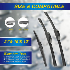 5 PLUS close-up of silicone blade edge with graphene coating, demonstrating smooth, streak-free wiping