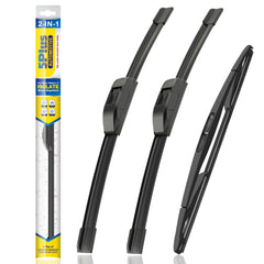 5 PLUS front packaging showing complete 3-pack and model fitment benefits