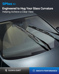 5 PLUS wiper blades installed on Ford Ranger windshield delivering clearer visibility