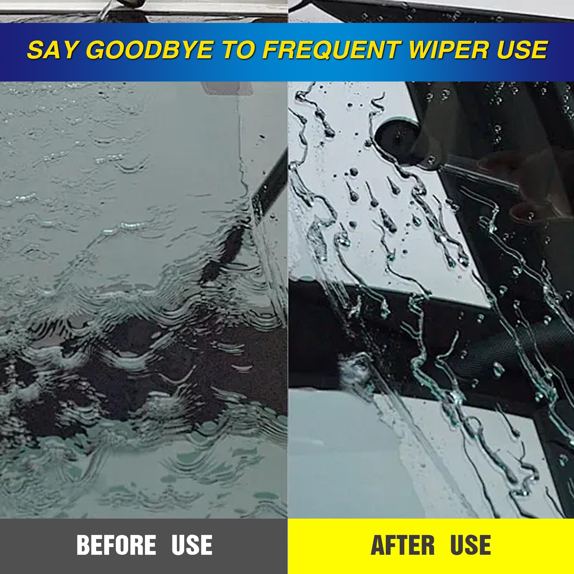 5 PLUS installed on Cherokee passenger 18-inch blade showing smooth wipe