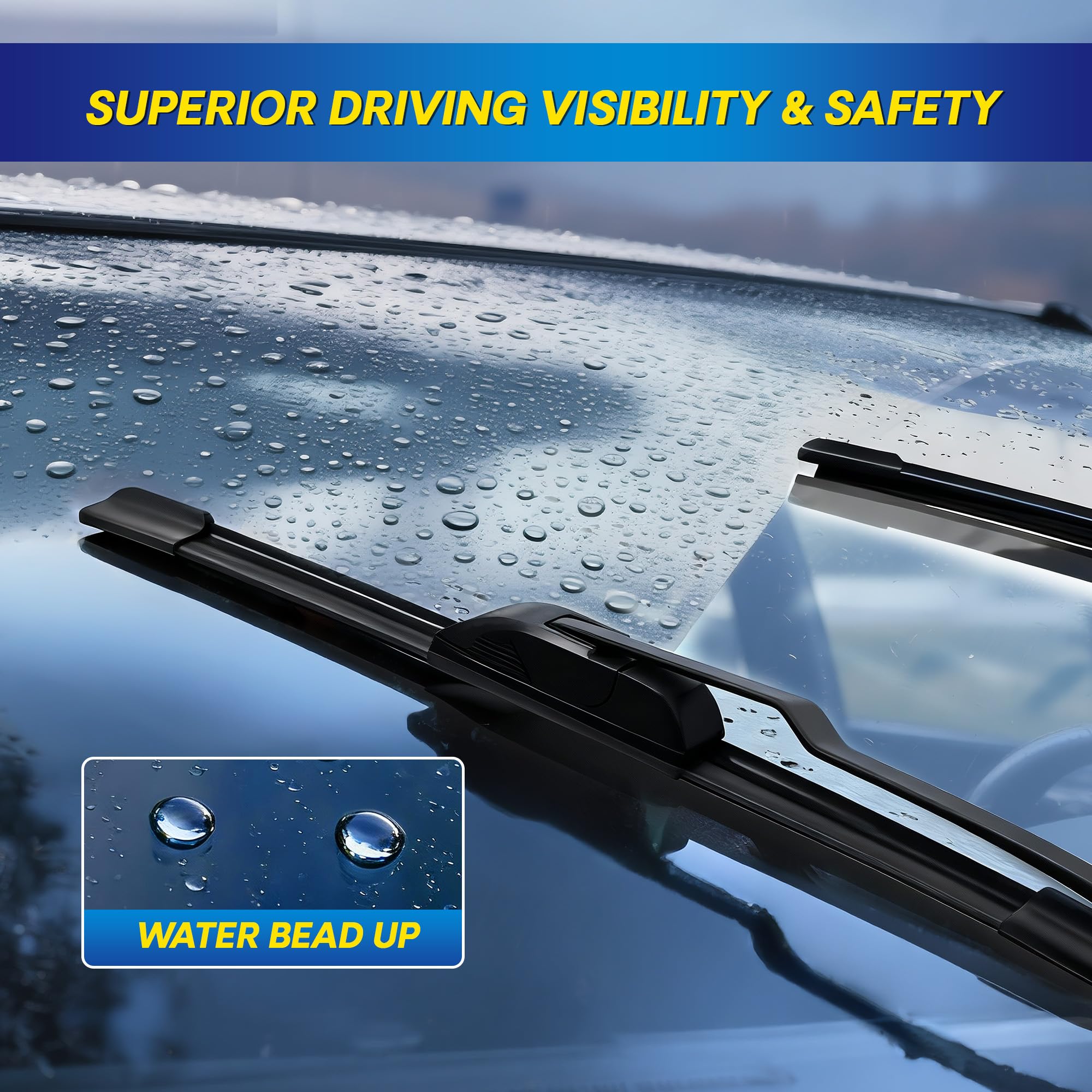 5 PLUS rear wiper installed on RAV4 enhancing rear visibility