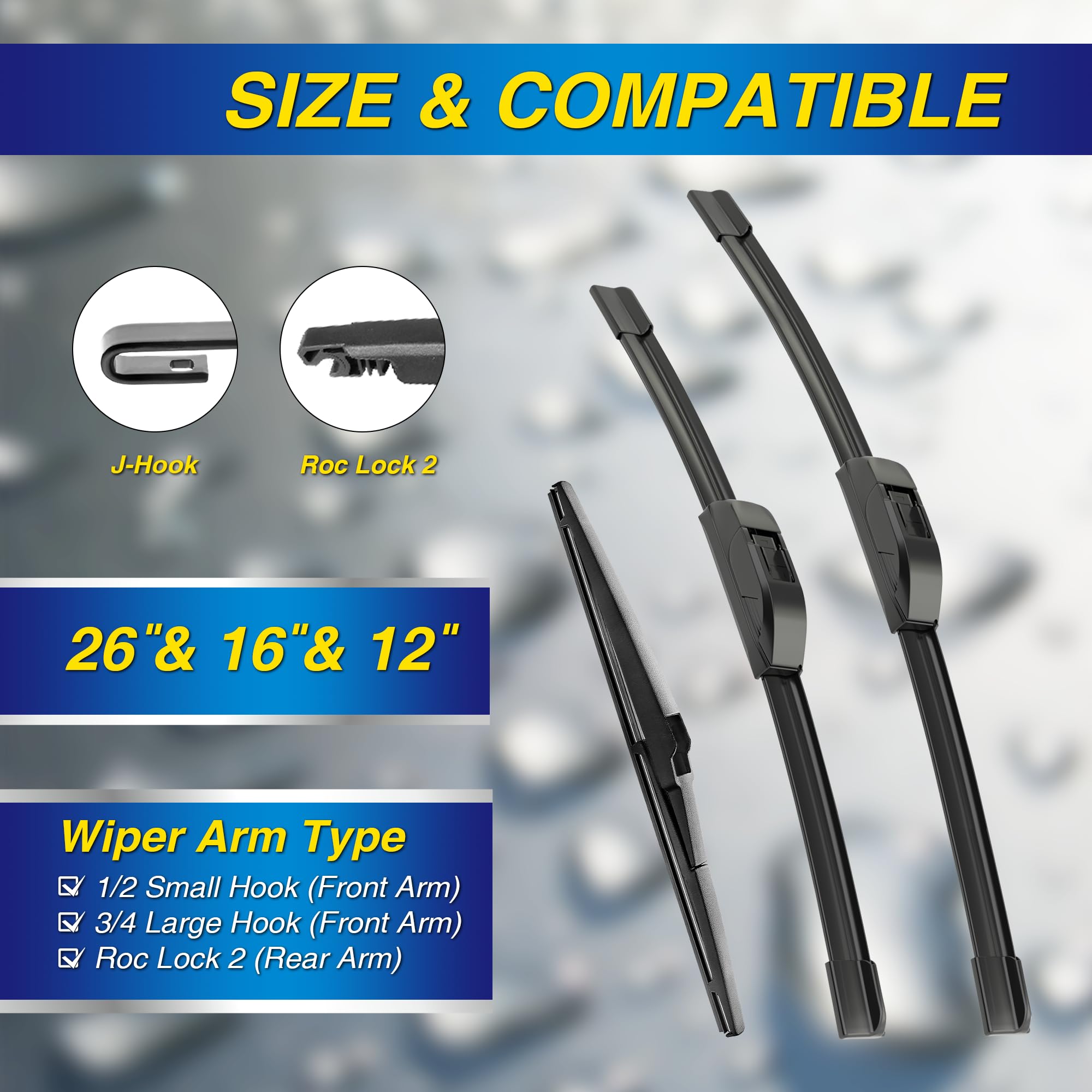 5 PLUS close-up silicone edge with graphene for smoother wiping