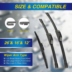5 PLUS close-up of silicone wiping edge highlighting smooth water-shedding action
