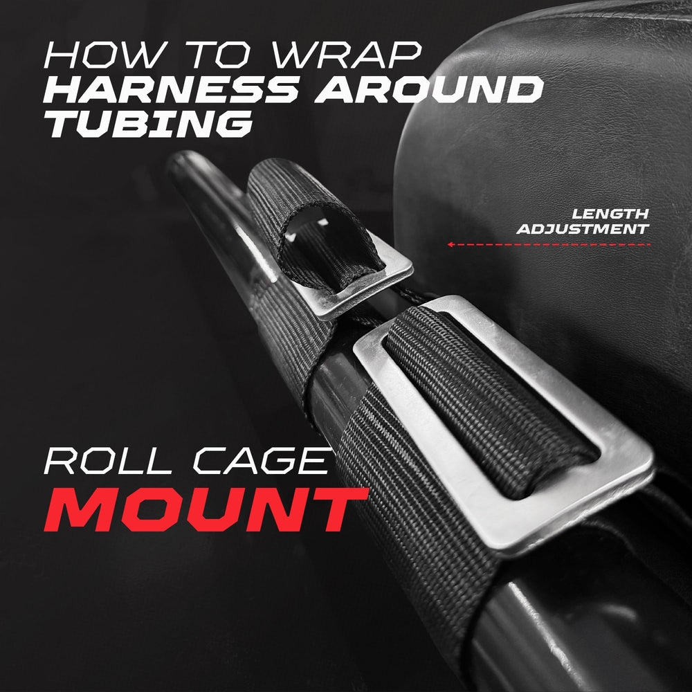 50 Caliber Racing lap and shoulder anchor points demonstrating secure mount