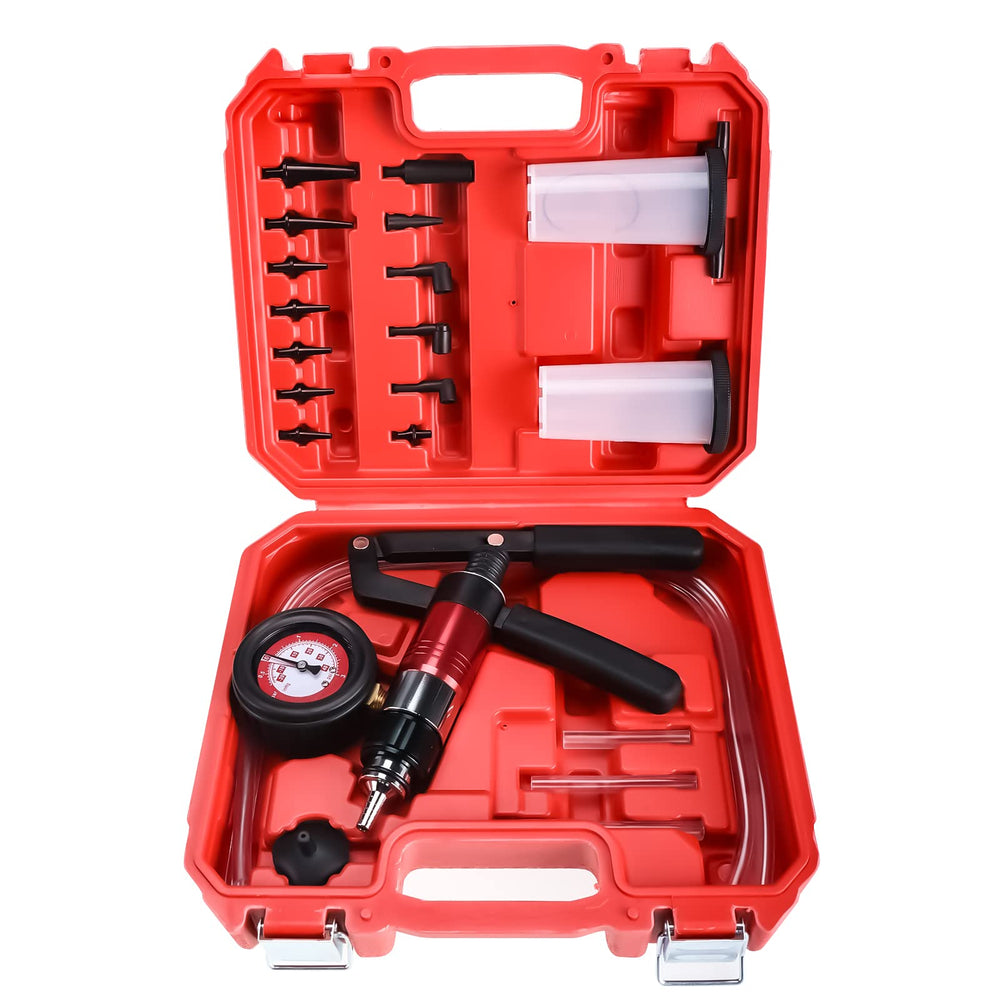8MILELAKE front view of full 21-piece kit showing organized tools and carrying case for convenience