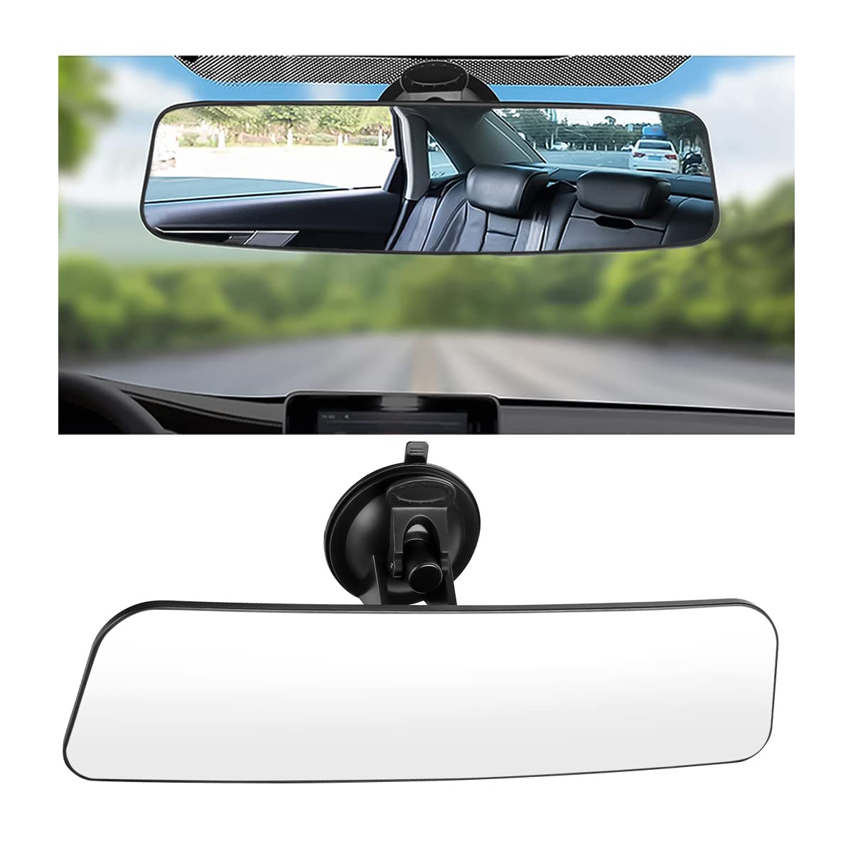 8sanlione front mount showing universal attachment and wider field of view