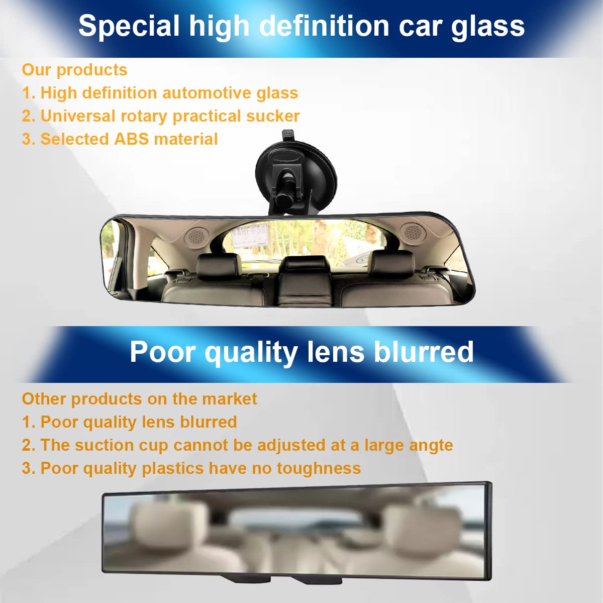 8sanlione installed from driver perspective increasing side and rear visibility