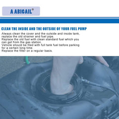 A ABIGAIL assembly installed under a truck fuel tank illustrating correct fitment