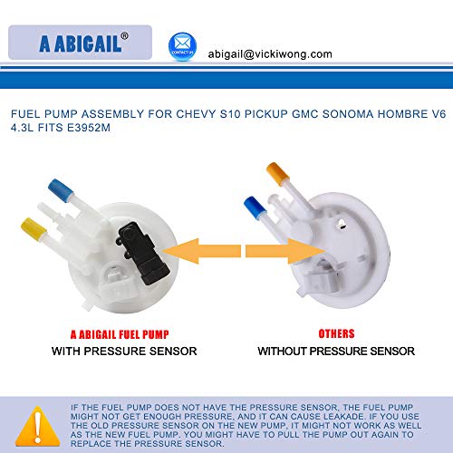 A ABIGAIL sending unit closeup showing float detail for accurate fuel-level readings