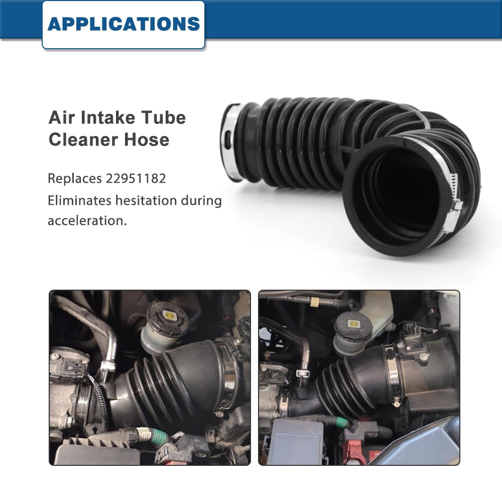 A ABIGAIL intake hose close-up texture showing high-temperature rubber resilience