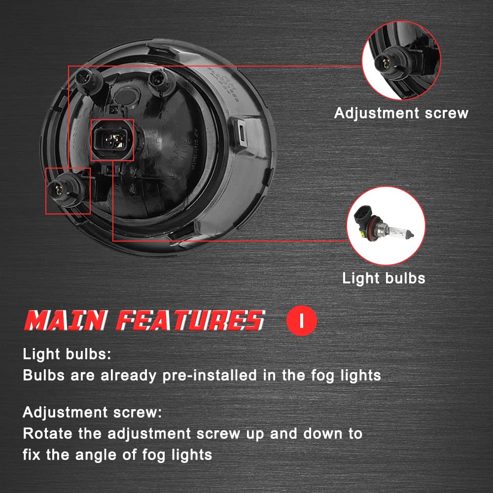 A ABIGAIL fog lamp mounted on a Camaro demonstrating direct-fit benefit