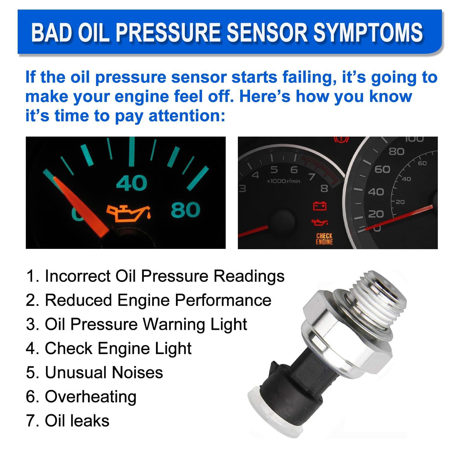 A ABIGAIL sensor installed in engine bay demonstrating easy swap and restored oil monitoring