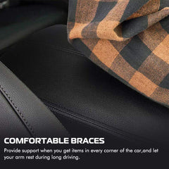 A ABIGAIL side view of front door armrest piece showing exact-fit contour for Accords