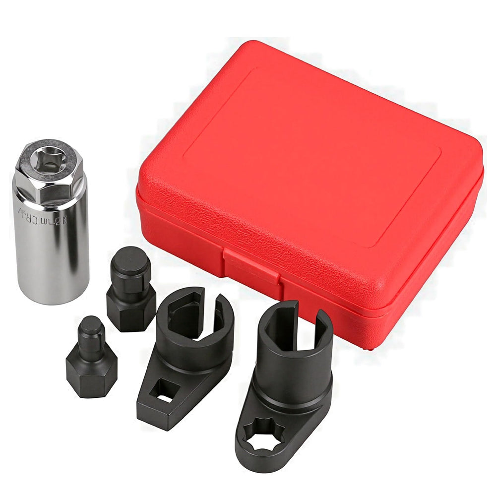 A ABIGAIL sockets attached to 3/8" drive ratchet showing ready-to-use advantage