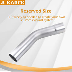 A-KARCK flared pipe end close-up enabling easy slide-fit and secure welding