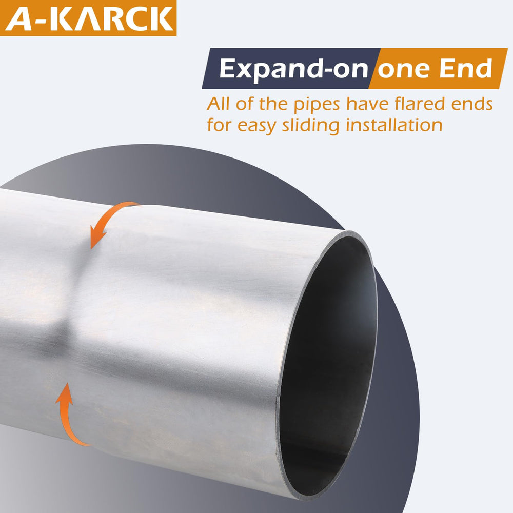 A-KARCK tube installed under a vehicle demonstrating fitment and routing options