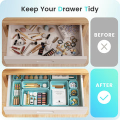 A-LuGei installed in a vanity drawer showing faster morning routines