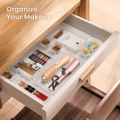 A-LuGei makeup organizer holding lipsticks and brushes for tidy storage