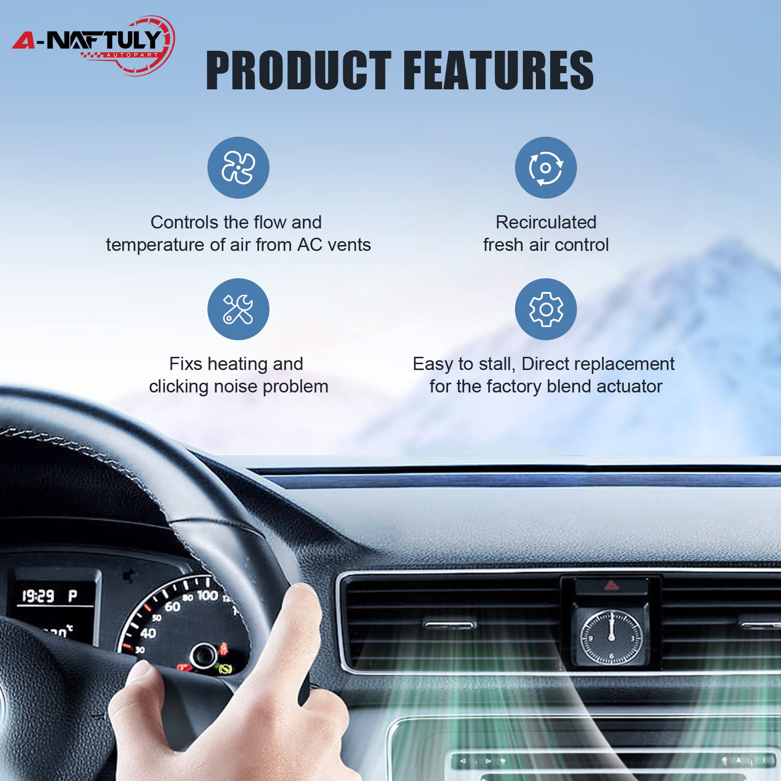 A-NAFTULY side profile showing smooth finish and OEM-like design