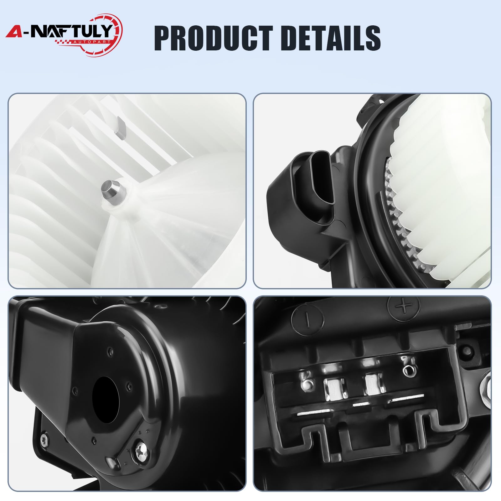 A-NAFTULY blower motor in protective box reducing shipping damage