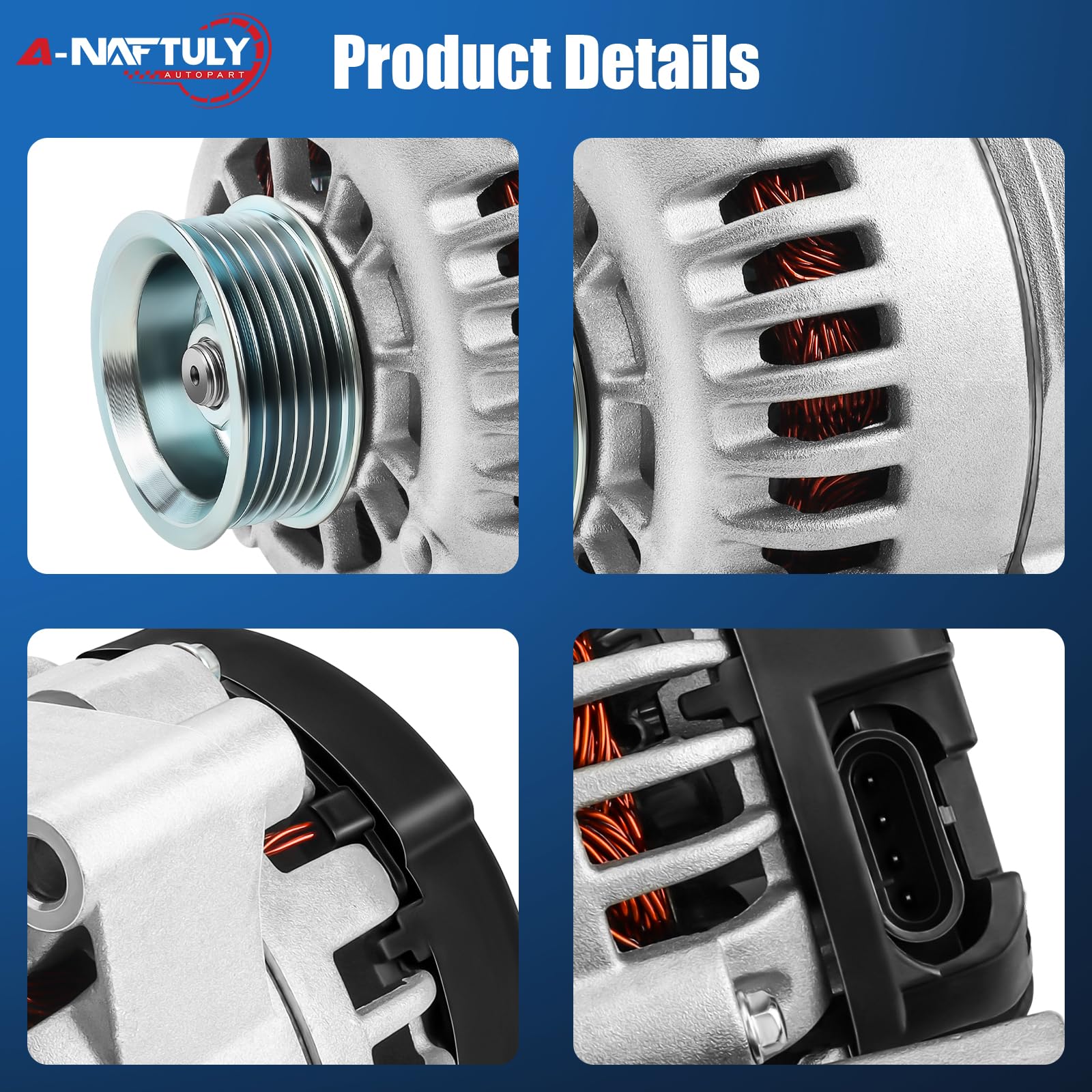 A-NAFTULY electrical plug and terminals clear view for easy wiring benefit
