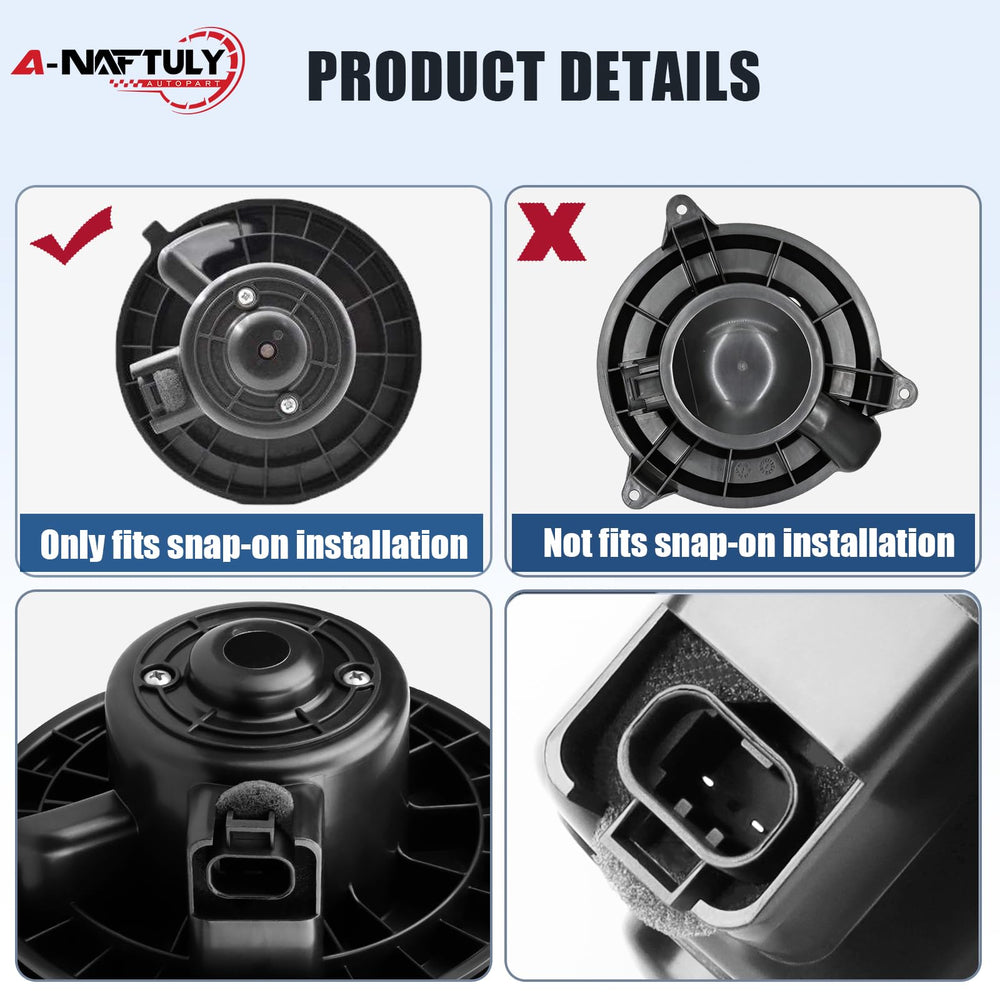 A-NAFTULY installed under dash in vehicle restoring strong cabin airflow