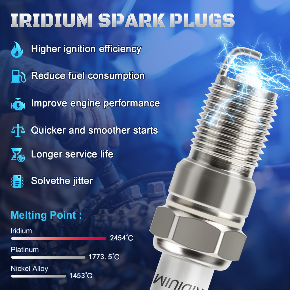 A-NAFTULY spark plug installed in a V8 engine bay demonstrating fitment