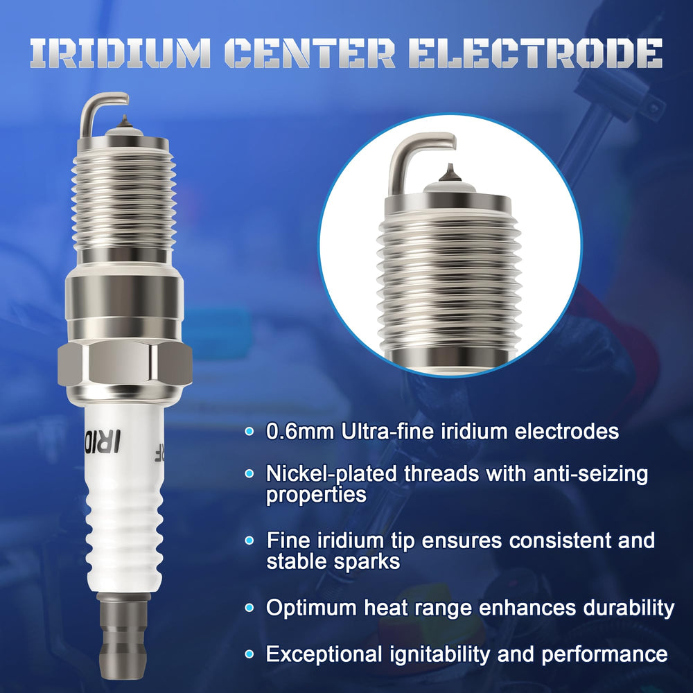 A-NAFTULY spark plugs installed on an engine illustrating correct fit and reliable performance