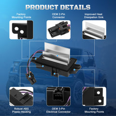 A-NAFTULY side profile showing heatsink design for improved heat dissipation