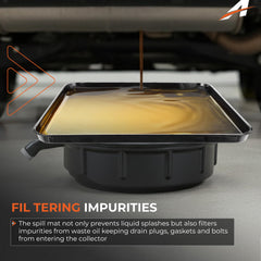 A-Outsanding pan depth and capacity illustrating volume for fewer empties