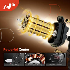 A-Premium 2-pin motor connector detail showing compatibility with factory wiring
