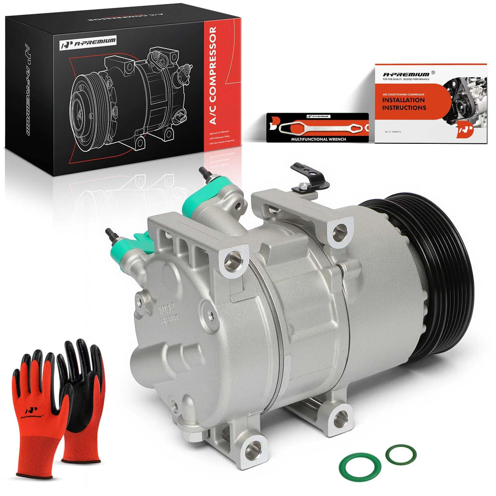 A-Premium compressor in workshop being fitted by technician for trust
