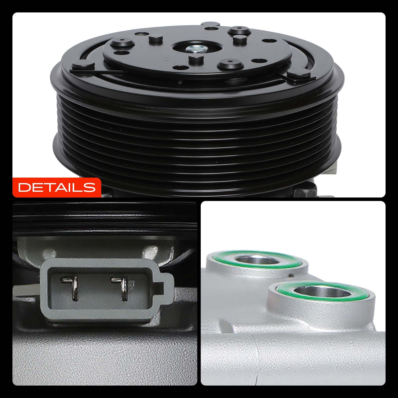 A-Premium packaged compressor with included parts showing everything included