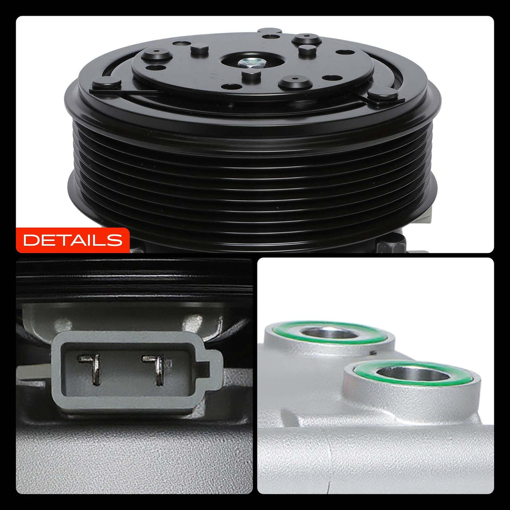 A-Premium packaged compressor with included parts showing everything included