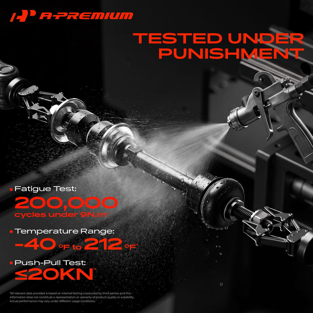 A-Premium accessories and hardware view showing included components for installation