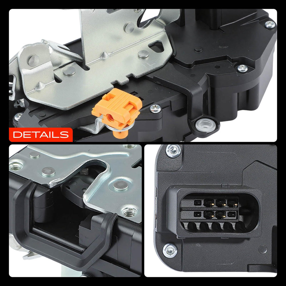 A-Premium actuator latch mechanism open to show internal linkage, ensures mechanical reliability